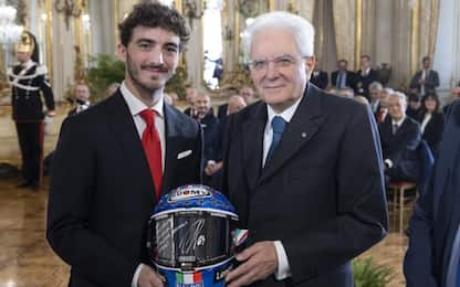 Bagnaia da Mattarella: "Fiero di essere italiano"