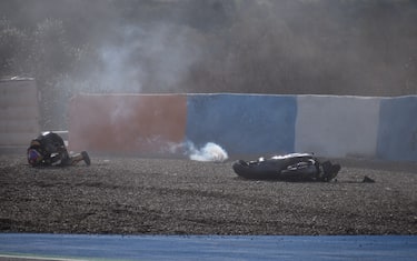 SBK, incidente per Razgatlioglu nei test a Jerez