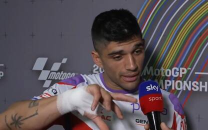 Martin, miglior tempo e caduta: "Ho un'abrasione"