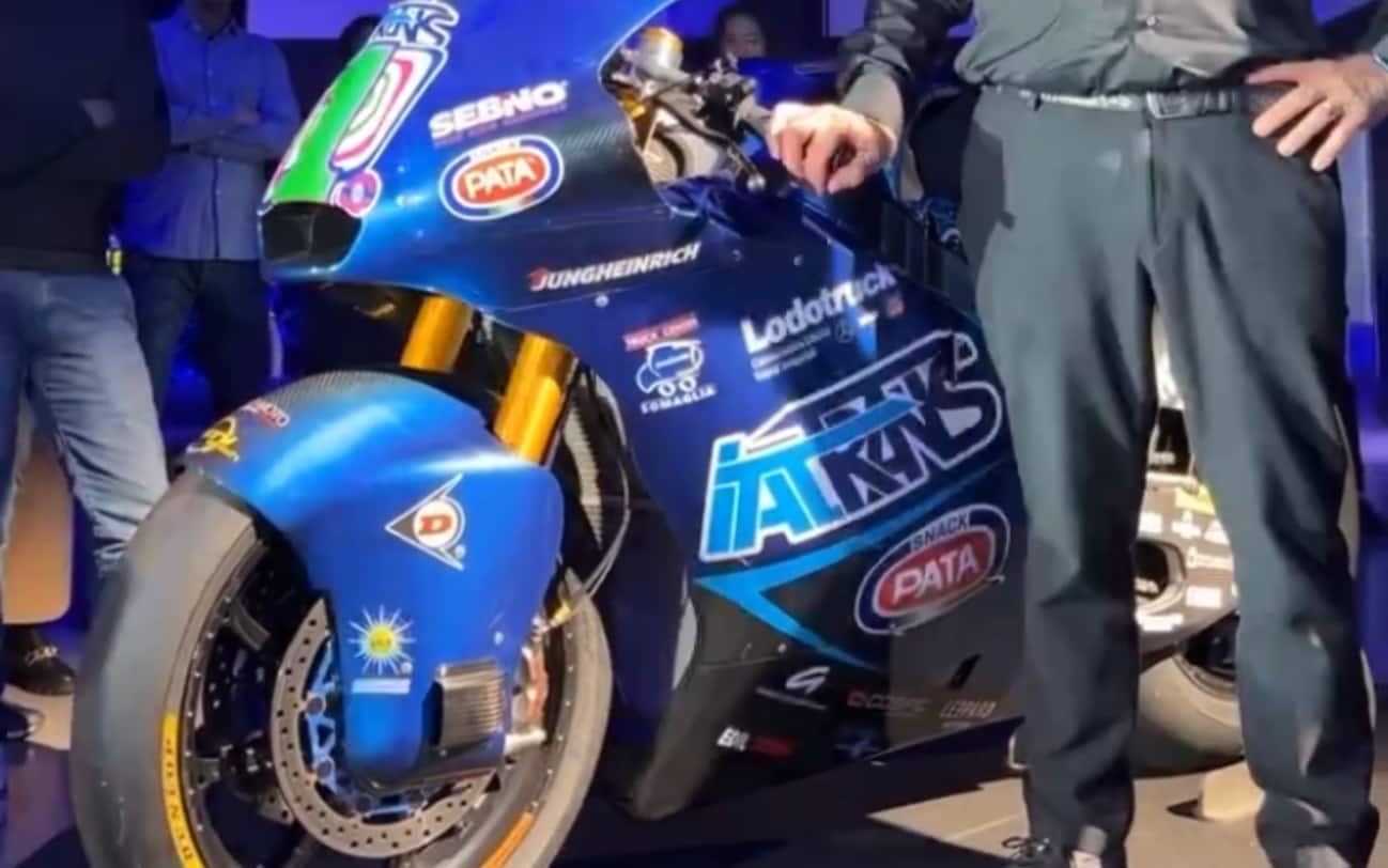 Italtrans in Moto2, presentata la nuova livrea della moto di Foggia e