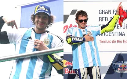 Bez come Rossi: la maglia dell'Argentina sul podio
