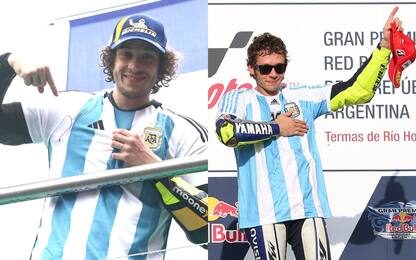Bez come Rossi: la maglia dell'Argentina sul podio