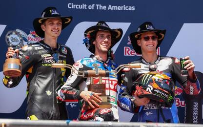 Rins vince ad Austin, primo podio per Marini: è 2°