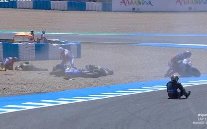 Incidente nella Sprint: long lap a Morbidelli
