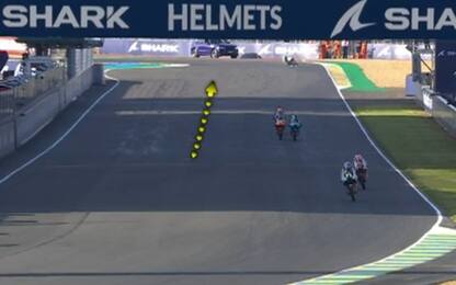 Pazzesco a Le Mans: auto in pista durante la Moto3