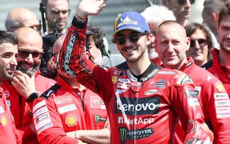 LE MANS CIRCUIT BUGATTI, FRANCE - MAY 13: Francesco Bagnaia, Ducati Team during the French GP at Le Mans Circuit Bugatti on Saturday May 13, 2023 in Sarthe, France. (Photo by Gold and Goose / LAT Images)