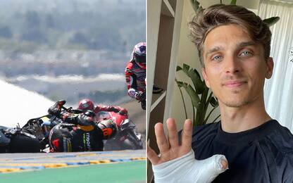 Frattura al polso per Marini: ma sarà al Mugello