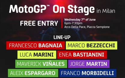 "MotoGP On Stage", lo show in streaming alle 18:30