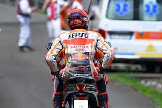 MUGELLO CIRCUIT, ITALY - JUNE 11: Marc Marquez, Repsol Honda Team during the Italian GP at Mugello Circuit on Sunday June 11, 2023 in Scarperia e San Piero, Italy. (Photo by Gold and Goose / LAT Images)