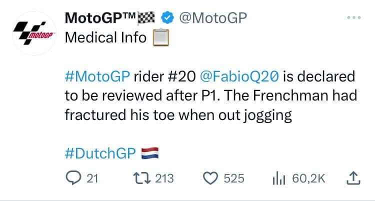 MotoGP – Sinistro