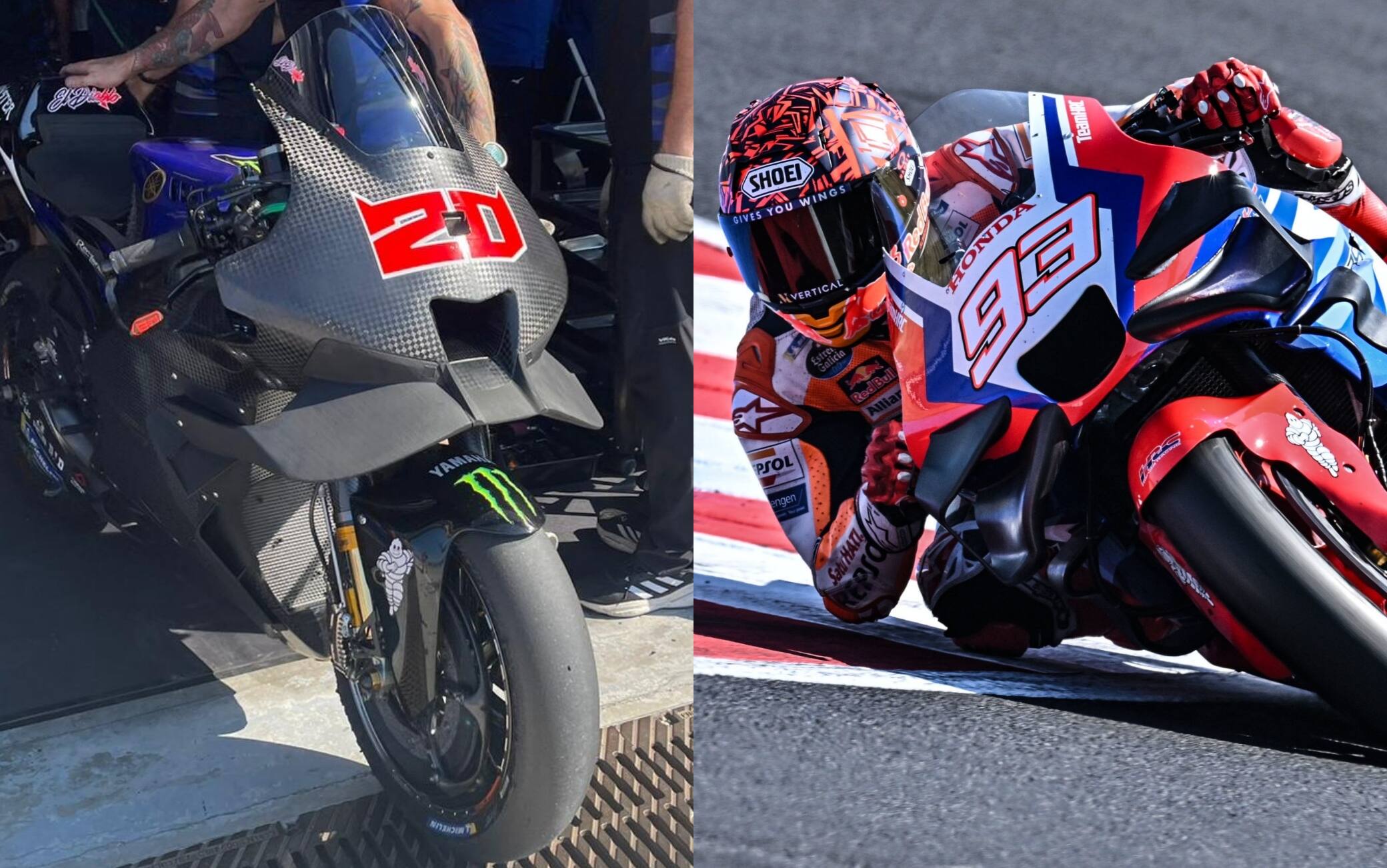 MotoGP, test di Misano tutte le foto e le novità tecniche provate in