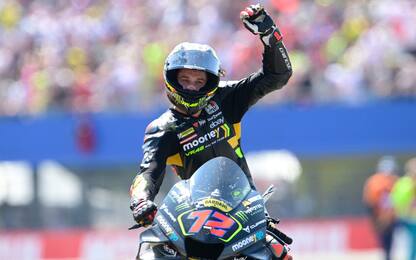 Pole di Bezzecchi in India. 2° Martin, 3° Bagnaia