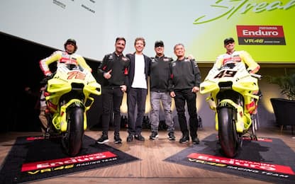 Team VR46, svelata la nuova Ducati giallo fluo