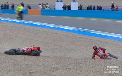 Sprint Jerez LIVE: Bagnaia out, Marquez in testa