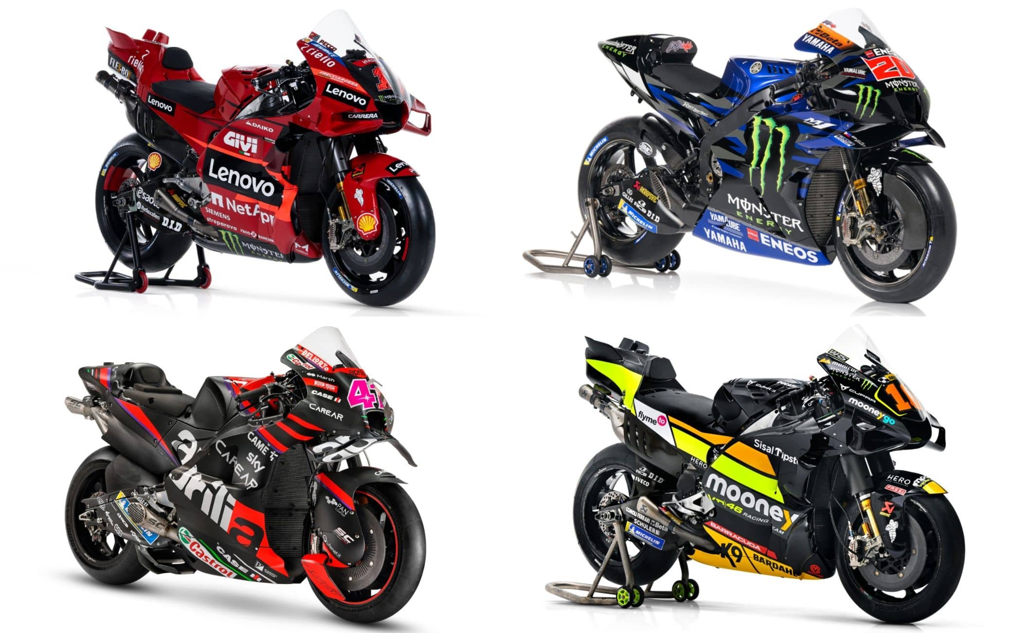MotoGP, Mondiale 2023 svelate tutte le moto. FOTO Sky Sport