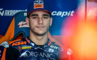 ALCANIZ, SPAIN - OCTOBER 23: Iker Lecuona of Spain and Red Bull KTM Tech 3 looks during the free practice for the MotoGP of Teruel at Motorland Aragon Circuit on October 23, 2020 in Alcaniz, Spain. (Photo by Steve Wobser/Getty Images)