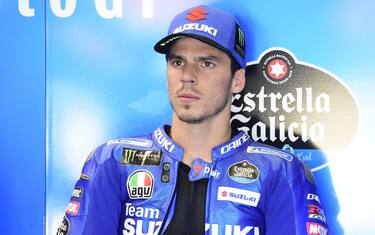 SACHSENRING, GERMANY - JUNE 18: Joan Mir, Team Suzuki MotoGP during the German GP at Sachsenring on Saturday June 18, 2022 in Hohenstein Ernstthal, Germany. (Photo by Gold and Goose / LAT Images)