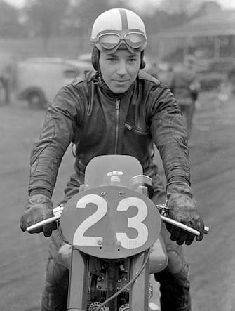 John Surtees, motorcyclist  (Photo by Barratts/PA Images via Getty Images)