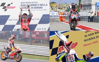MotoGP, piloti con più vittorie nel GP San Marino