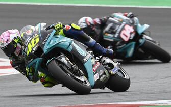 MotoGP 2021: San Marino GP MISANO WORLD CIRCUIT MARCO SIMONCELLI, SAN MARINO - SEPTEMBER 19: Valentino Rossi, Petronas Yamaha SRT during the San Marino GP at Misano World Circuit Marco Simoncelli on Sunday September 19, 2021 in Misano Adriatico, San Marino. (Photo by Gold and Goose / LAT Images)