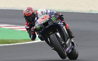 MotoGP 2021: San Marino GP MISANO WORLD CIRCUIT MARCO SIMONCELLI, SAN MARINO - SEPTEMBER 19: Fabio Quartararo, Yamaha Factory Racing during the San Marino GP at Misano World Circuit Marco Simoncelli on Sunday September 19, 2021 in Misano Adriatico, San Marino. (Photo by Gold and Goose / LAT Images)