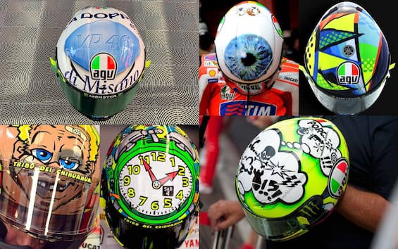 Casco Valentino Rossi dedicato ai fans per il GP dell'Emilia