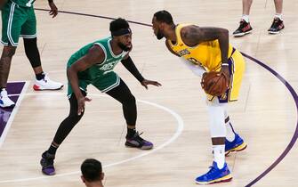 LeBron James contro Jaylen Brown