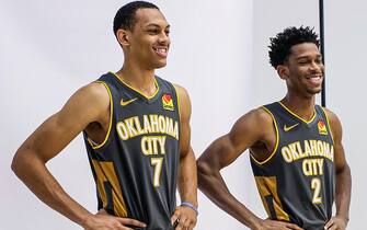 Darius Bazley e Shai Gilgeous-Alexander