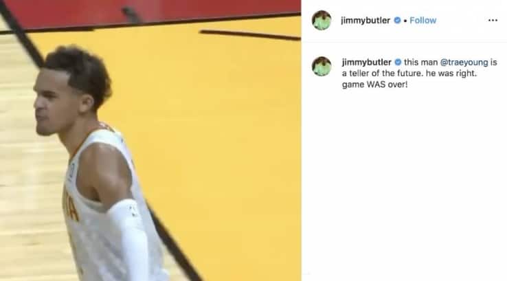 Jimmy Butler su Instagram