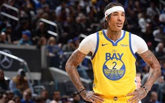 SAN FRANCISCO, CA - DECEMBER 15: Willie Cauley-Stein #2 of the Golden State Warriors looks on during the game against the Sacramento Kings on December 15, 2019 at Chase Center in San Francisco, California. NOTE TO USER: User expressly acknowledges and agrees that, by downloading and or using this photograph, user is consenting to the terms and conditions of Getty Images License Agreement. Mandatory Copyright Notice: Copyright 2019 NBAE (Photo by Noah Graham/NBAE via Getty Images)