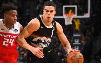 DENVER, CO - DECEMBER 29: Michael Porter Jr. #1 of the Denver Nuggets drives to the basket against the Sacramento Kings on December 29, 2019 at the Pepsi Center in Denver, Colorado. NOTE TO USER: User expressly acknowledges and agrees that, by downloading and/or using this Photograph, user is consenting to the terms and conditions of the Getty Images License Agreement. Mandatory Copyright Notice: Copyright 2019 NBAE (Photo by Garrett Ellwood/NBAE via Getty Images)