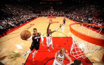 Russell Westbrook in entrata