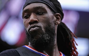 CHICAGO, ILLINOIS - DECEMBER 14: Montrezl Harrell #5 of the LA Clippers prepares to reenter the game against the Chicago Bulls at the United Center on December 14, 2019 in Chicago, Illinois. The Bulls defeated the Clippers 109-106. NOTE TO USER: User expressly acknowledges and agrees that , by downloading and or using this photograph, User is consenting to the terms and conditions of the Getty Images License Agreement. (Photo by Jonathan Daniel/Getty Images)