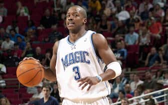 ORLANDO - MARCH 13:  Steve Francis #3 of the Orlando Magic moves the ball against the New Jersey Nets during the game at TD Waterhouse Centre on March 13, 2005 in Orlando, Florida. The Nets won 98-82.  NOTE TO USER: User expressly acknowledges and agrees that, by downloading and/or using this Photograph, user is consenting to the terms and conditions of the Getty Images License Agreement. Mandatory Copyright Notice: Copyright 2005 NBAE  (Photo by Fernando Medina/NBAE via Getty Images)