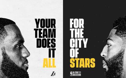 LeBron & Davis All-Star: la campagna invade L.A.