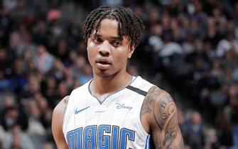 SACRAMENTO, CA - JANUARY 13: Markelle Fultz #20 of the Orlando Magic looks on during the game against the Sacramento Kings on January 13, 2020 at Golden 1 Center in Sacramento, California. NOTE TO USER: User expressly acknowledges and agrees that, by downloading and or using this Photograph, user is consenting to the terms and conditions of the Getty Images License Agreement. Mandatory Copyright Notice: Copyright 2020 NBAE (Photo by Rocky Widner/NBAE via Getty Images)