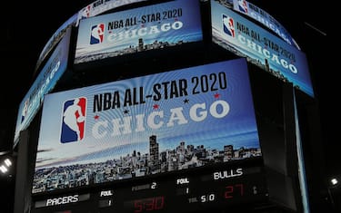 CHICAGO, IL - NOVEMBER 10: A general overall view of the NBA All-Star 2020 Announcement before the game between the Indiana Pacers and the Chicago Bulls on November 10, 2017 at the United Center in Chicago, Illinois. NOTE TO USER: User expressly acknowledges and agrees that, by downloading and or using this Photograph, user is consenting to the terms and conditions of the Getty Images License Agreement. Mandatory Copyright Notice: Copyright 2017 NBAE (Photo by Gary Dineen/NBAE via Getty Images)
