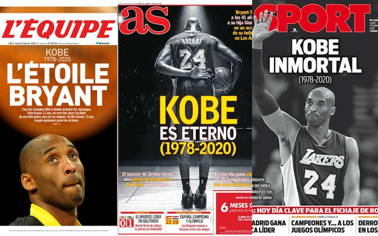 Risultati immagini per kobe bryant 1978 2020