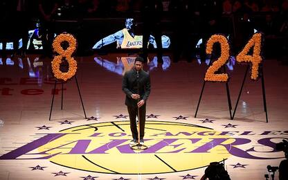 Kobe, 24.2 secondi di silenzio allo Staples. VIDEO