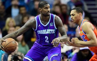 CHARLOTTE, NORTH CAROLINA - DECEMBER 27: Marvin Williams #2 of the Charlotte Hornets during the second quarter during their game against the Oklahoma City Thunder at the Spectrum Center on December 27, 2019 in Charlotte, North Carolina. NOTE TO USER: User expressly acknowledges and agrees that, by downloading and/or using this photograph, user is consenting to the terms and conditions of the Getty Images License Agreement. (Photo by Jacob Kupferman/Getty Images)