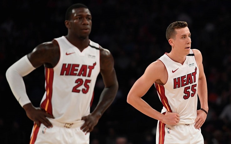 Kendrick Nunn e Duncan Robinson Kendrick Nunn e Duncan Robinson