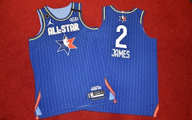 CHICAGO, IL - FEBRUARY 12: The LeBron James All Star tops during the Uniform Shoot on Wednesday, February 12, 2020 at the United Center in Chicago, Illinois. NOTE TO USER: User expressly acknowledges and agrees that, by downloading and or using this Photograph, user is consenting to the terms and conditions of the Getty Images License Agreement. Mandatory Copyright Notice: Copyright 2020 NBAE (Photo by David Dow/NBAE via Getty Images)