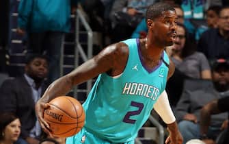 1197186253 CHARLOTTE, NC - JANUARY 28: Marvin Williams #2 of the Charlotte Hornets handles the ball during the game against the New York Knicks on January 28, 2020 at Spectrum Center in Charlotte, North Carolina. NOTE TO USER: User expressly acknowledges and agrees that, by downloading and or using this photograph, User is consenting to the terms and conditions of the Getty Images License Agreement. Mandatory Copyright Notice: Copyright 2020 NBAE (Photo by Brock Williams-Smith/NBAE via Getty Images)