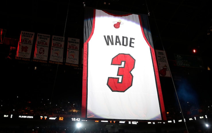 Nba Miami Heat Dwyane Wade No.3 Maglia da basket, wade | Fruugo CH