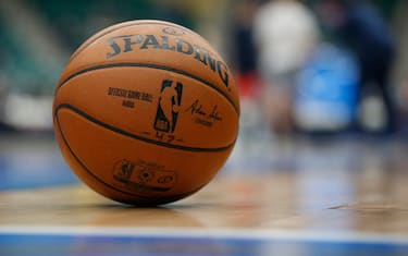 FRISCO, TX - JANUARY 31: A general view of a ball on the court during the fourth quarter against the Northern Arizona Suns on January 31, 2020 at Comerica Center in Frisco, Texas. NOTE TO USER: User expressly acknowledges and agrees that, by downloading and or using this photograph, User is consenting to the terms and conditions of the Getty Images License Agreement. Mandatory Copyright Notice: Copyright 2020 NBAE (Photo by Tim Heitman/NBAE via Getty Images)