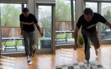 Doncic, show a calcio con la carta igienica. VIDEO