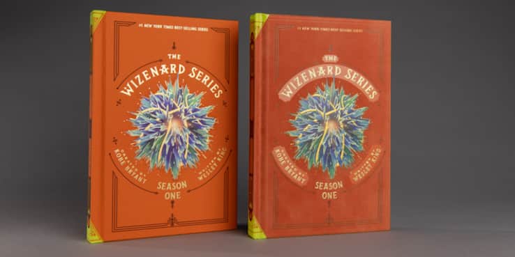 I primi due libri della serie "The Wizenard"