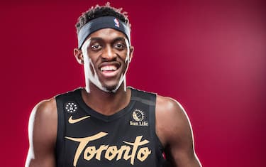 CHICAGO, IL - FEBRUARY 15: Pascal Siakam #43 of the Toronto Raptors poses for a portrait during NBA All-Star Saturday Night Presented by State Farm as part of 2020 NBA All-Star Weekend on February 15, 2020 at United Center in Chicago, Illinois. NOTE TO USER: User expressly acknowledges and agrees that, by downloading and/or using this Photograph, user is consenting to the terms and conditions of the Getty Images License Agreement. Mandatory Copyright Notice: Copyright 2020 NBAE (Photo by Michael J. LeBrecht II/NBAE via Getty Images)