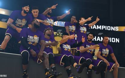 Lakers campioni contro i Bucks… in NBA 2K