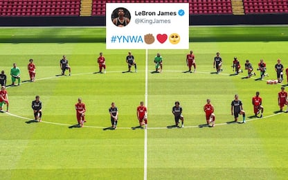 Liverpool in ginocchio per Floyd: il tweet di LBJ